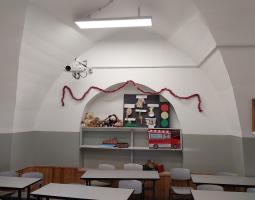 تأهيل وتطوير مدرسة رياض الأقصى الواقعة في حارة السعدية داخل البلدة القديمة من مدينة القدس مؤسسة التعاون