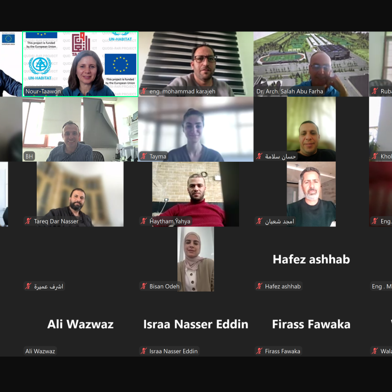 “Qudsi” Project: "Strengthening and Supporting Historical Buildings in Emergencies – First Aid"