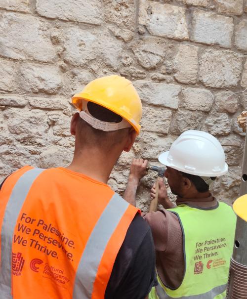 Completion of Structural Reinforcement Works at the Historic Al-Muzaini House in Gaza