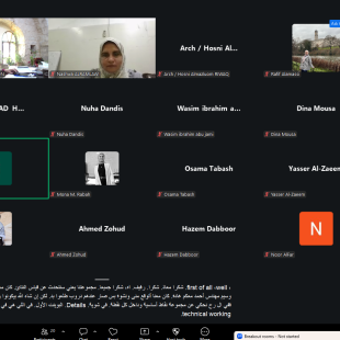 مؤسسة التعاون - برنامج إحياء البلدات القديمة - انطلاق أعمال الوحدة الخامسة ضمن برنامج التدريب على استعادة التراث في غزة